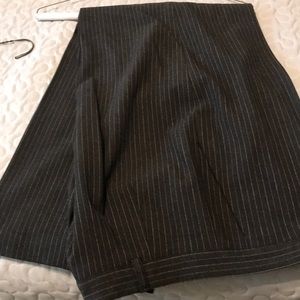 Black Pinstripe Dress Pants